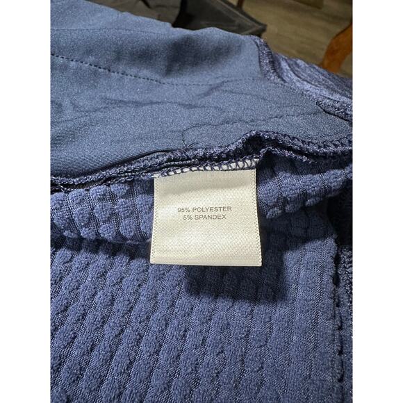 Peter Millar Maven Performance Full Zip Hoodie Textured Jersey Fleece Large W's - Picture 7 of 13